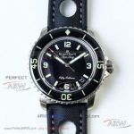 ZF Factory Blancpain Fifty Fathoms Aqua Lung 5015C-1130-52B Circular Holes Fabric Strap 45mm Swiss Automatic Watch
